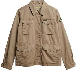 Superdry - Klassieke Werkjas - Zwart - Katoen - Glitterborduurwerk