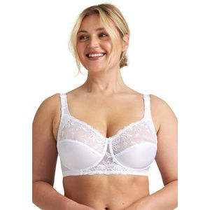 Miss Mary of Sweden Rose romantische beugelbeha met zijsteun 85E Wit