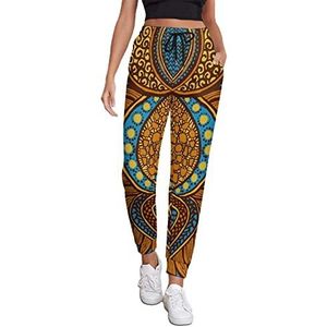 Afrikaanse Print Ankara Atletische Jogger Broek Joggingbroek Lounge Broek Met Zak