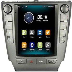 Android 14.0 2 Din Autoradio 9.7"" Touchscreen Auto Stereo voor Lexus lS250 lS300 lS350 2005-2011 met Draadloze Carplay Android Auto GPS navigatie AHD Omgekeerd beeld Stuurwielbediening(T2(6G+128G))