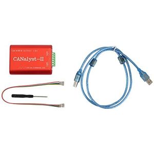 Glakyur CAN CANalyst-II analyseapparaat USB een CAN adapter CAN-bus converter compatibel ZLG USB een CAN