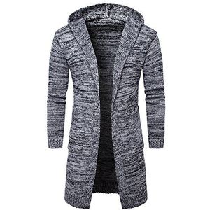 PRJN - F-grijs - Hooded Vest - Lange Mouwen - Casual Trui