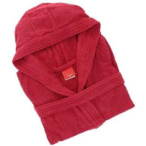 Gabel Badjas voor volwassenen, 100% katoen, bordeaux, maat M