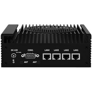 HSIPC Alder Lake i3 N305 Firewall Micro Appliance, Mini PC, Router 4*i226-V RJ45-poort AES-NI