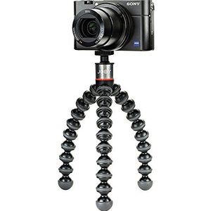 JOBY GorillaPod 500, flexibel ministatief met geïntegreerd balhoofd voor compacte en 360°-camera's, maximale capaciteit 500 g, JB01502-BWW