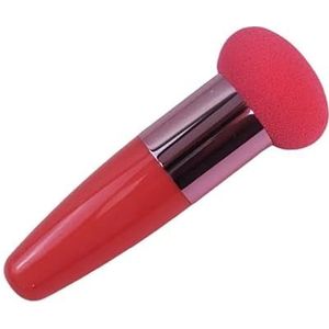 Paddestoelhoofdmake-upborstel met handvat Poederdons Make-upspons, Make-up for dames Schoonheidshulpmiddelen (Color : Watermelon red)