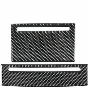 VBCXGV Carbon Black Auto Middenconsole Versnellingspook Opbergvak Paneel Afdekking Trim Styling Interieur, Voor Audi A8 2004-2012