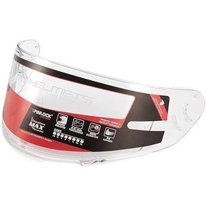 Motorhelm vizier lens, Helmvizier, geschikt for MT-helmlens Helmzonnekleplens Masker Flip Windschermlens Motorfietsaccessoires Accessoires (E)(E)