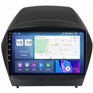 Android 12.0 Car Stereo 9 ""Touch Screen auto audio speler bluetooth stuurwielbediening Voor Hyundai IX35 2009-2015 auto speler Ondersteunt CarAutoPlay PIP GPS Navigatie Backup Camera (Size : 8+WIFI+4