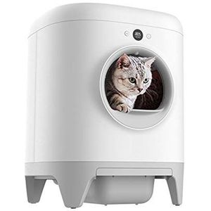 Kattenbak Automatische Intelligent Gesloten Kat Kinderbak Wi-Fi Afstandsbediening App Control Cat Kinderbakje 7L Groot zelfreinigend toilet voor 1,5kg-8kg Cat PET Kattenbak Voor Huisdieren