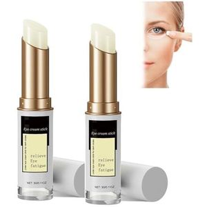 Minerale Olie Oogstick - Hydraterende Behandeling Om Wallen En Fijne Lijntjes Te Minimaliseren En De Delicate Oogzone Te Voeden(#2,2pcs)