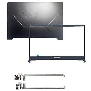 WANGHUIH LCD Achterkant Top Case Front Bezel Cover Screen Scharnier Compatibel met ASUS TUF Gaming 8 F17 FA706 FA706U FX706 FX706U Laptop