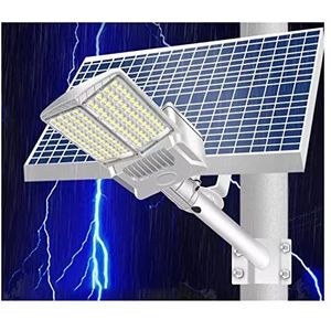 Zonne-straatverlichting, 600000LM straatlantaarn op zonne-energie buiten aluminium straatlantaarn op zonne-energie tuin zonlicht afstandsbediening waterdicht zonne-licht(1000w)