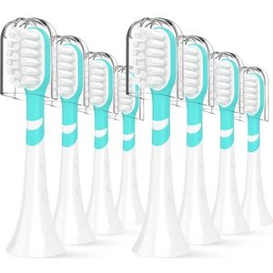 Tandenborstelkoppen voor kinderen, compatibel met elektrische Philips Sonicare-handgreep 6032/94 6321 6340 6042 6320 6330, vervangende hoofden compact voor kind van 3-7 jaar oud, mini-opzetborstels