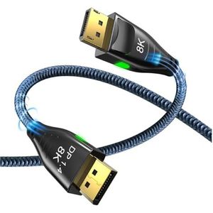 DP 1.4 Kabel 8K60Hz4K144Hz HD DisplayPort Videokabel voor Computer (Kleur: H, Maat: 1m)