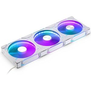 Phanteks D30 PWM Reverse Airflow, D-RGB Lüfter, 3er Pack - 140mm, weiß