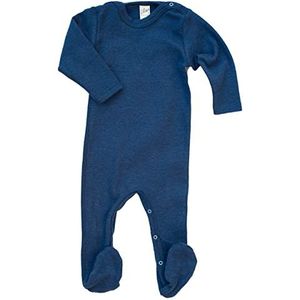 Lilano, Body voor het hele lichaam, 70% wol (kbT), 30% zijde, 210 g/m², blauw, 68