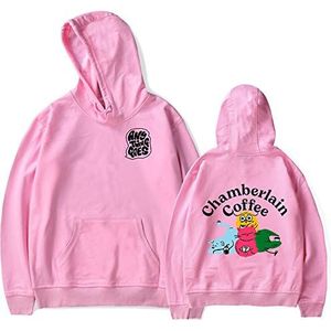 Emma Chamberlain Internet Celebrity Hoodies Sweatshirts Casual Streetwear Hoodie Lange Mouwen Mannen Vrouwen Trui Unisex Tops, roze, S