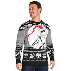 Disney Kersttrui voor heren, ronde hals met lange mouwen, warme, gezellige kersttrui, cadeau voor mannen, L