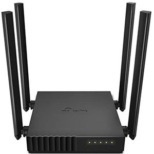 TP-Link WiFi Router Archer C54 AC1200 Dual AP/Router, 4x LAN, 1x WAN/300Mbps 2.4/867Mbps 5GHz, rechtstreeks naar bus, indoor, AP/client/r