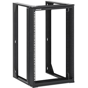 INTELLINET 716208 Wandkast 19 inch Open Frame 2 stangen Flat Pack 15U zwart