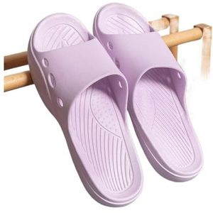 Pantoffels, Zomerpantoffels for dames - Zachte binnen-/buitenslippers for dames en heren voor House Slides Douche Sandalen(Purple,41 EU)