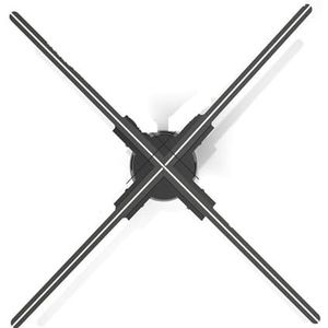 3D Hologram Fan 100CM/39.37in 3D Fan Holografische Projector Wifi Commerciële Reclame Display Scherm Holografische Projectie Fan Afstandsbediening Hologram Speler voor zakelijke winkelborden, bars, Ha