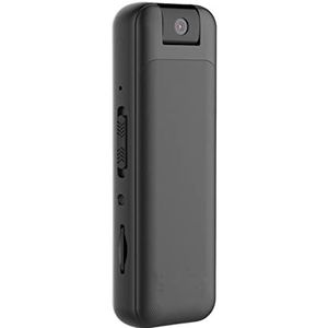 KOZWAY Actiecamera Mini Camera Full HD 1080P Micro Body Camcorder Nachtzicht DV Video Voice Recorder Met 180 Roterende Len Kleinste Camera (Grootte: 64GB, Kleur: 1080P)