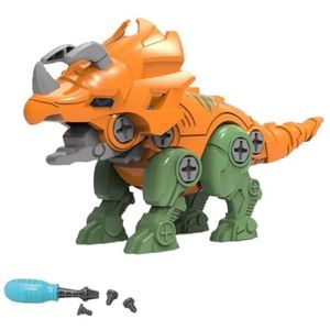 Uit elkaar halen dinosaurusspeelgoed,Sensorische Montessori Kids schroevendraaier speelgoed dinosaurus - Demontage educatief speelgoed, interactief kleurrijk bouw een dinosauruskit voor Bseid