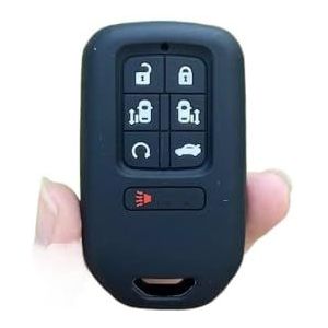 Autosleutel beschermhoes 7 Knop Siliconen Auto Fob Sleutel Cover Case Bescherm Huid Tas Rubber Shell Houder Voor Odyssey 2021 2022 2023 Afstandsbediening Sleutelhanger Sleutel Shell(3)