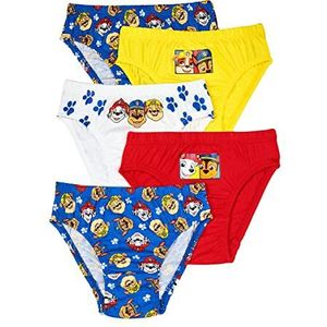 Paw Patrol Jongens slips, multipack ondergoed voor jongens van 3 tot 8 jaar oud, Meerkleurig, 3-4 jaar