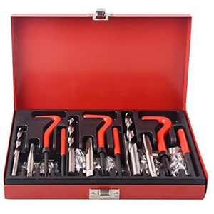 88-delige draadreparatieset Helicoil M6 M8 M10 draadinzetstukken, taps en boren