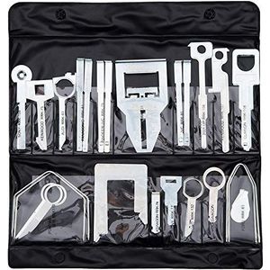 38-delige autoradio-ontgrendelingssleutels van Keple | Voertuigpaneel Stereo-verwijdering Trim Tool Kit voor audio GPS CD-speler Radio Head Unit Navigatie Installatie Demontage | 38 stuks