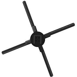 3D Hologram Fan, Hologram Fan Projector, 3D Animatie Video Projector 3D Holografische Ventilator Stereo Drijvende Reclame Machine Ventilator for Reclame Display voor Winkel/Bar/Kerstmis/Halloween