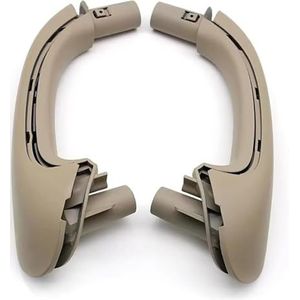 auto interieur rechtsvoor deurgreep Voor B&enz Voor C-Klasse Voor W203 Auto Linker Of Rechtervoorur Binnenur Handgreep Afkking Trim 2038101551(Beige Front 2pcs)