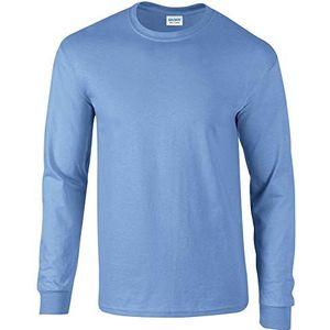 Gildan Ultra Katoen - 100% Katoen T-shirt met lange mouwen. G2400, Carolina Blauw, L