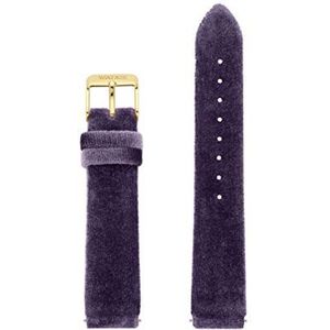 Armband van fluweel van het merk Watx, model Leather Velvet/Purple/38 mm, referentie WXCO1030, 50 hojas, strepen