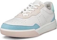 ECCO - Street Court - Sneakers - Beige - Lichtblauw - Wit