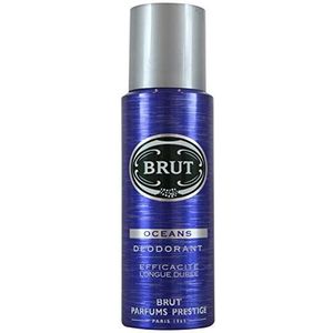 Brut Oceans, Deospray voor heren, verpakking van 6 stuks (6 x 200 ml)