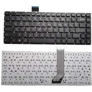Amerikaans Russisch Spaans Arabisch Braziliaans Laptoptoetsenbord voor ASUS X402 X402C X402CA S400 S400C S400CA Notebook PC(AR Black)