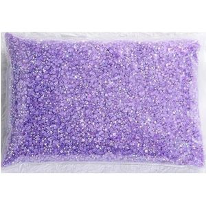 Strass voor kleding, Hars AB Strass Flatback Kristallen for Nail Art en Craft Decoratie Multicolor 2-6mm(VioletAB,Ss16 4mm(5000pcs))