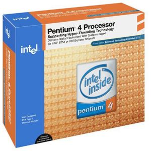 Intel Pentium 4 641 3,2 GHz processor.