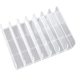 7-Grid Make-up Oogschaduw Paletten Organizer voor Dresser 6.7x4.9x1.5 inch Helder, Helder 6,7x4,9x1,5 inch, 6.69x4.92x1.57 In, als beschrijving