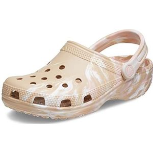 Crocs Klassieke gemarmerde klomp unisex, Chai Roze Roos, 42/43 EU