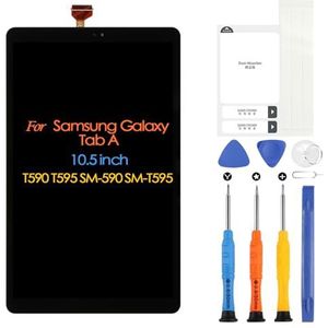 10.5"" Scherm voor Samsung Galaxy Tab A Lcd scherm voor Samsung Galaxy Tab A 10.5 SM-T590 Touchscreen Digitizer Vergadering Reparatie Kit (zwart, Wi-Fi)