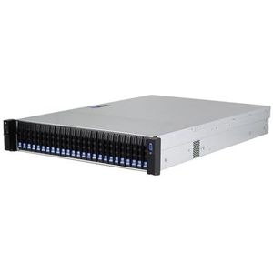 2U 24bays Hotswap Server Case 24 U.2 Nvme Backplane met 12xSFF8654-8I Interface en zonder Voeding