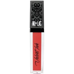 Mulac Cosmetics Velvet Ink Liquid Lipstick KIKKI CORAL 12 Lipstick Vloeistof Matt Vegan