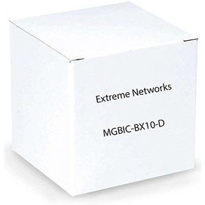Extreme networks MGBIC-BX10-D Videoresolutie: 1000 Mbit/s, type: glasvezel-transceiver (glasvezel, 1000 Mbit/s, LC, 10000 m)