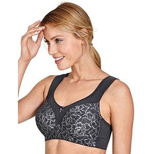 Miss Mary of Sweden Queen extra steunende beha zonder beugel voor dagelijks gebruik 90C Donkergrijs