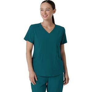 WonderWink Renew Scrub Top voor dames, Caraïben, Medium